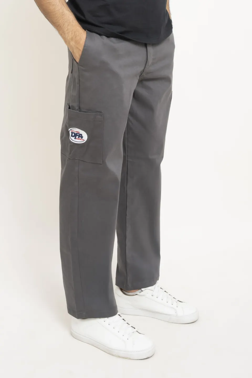 Pantalón cargo gris de trabajo